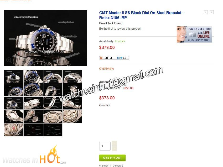 Watches Detail Pages View of AmazingClock.co Review - The Place To Find The Latest High Quality Luxury Replica Watch At Affordable Prices