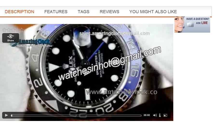 Watches Video Pages View of AmazingClock.co Review - The Place To Find The Latest High Quality Luxury Replica Watch At Affordable Prices