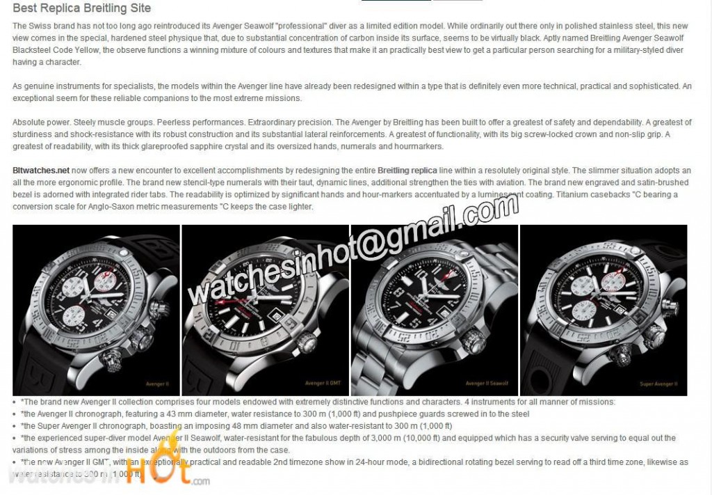 Homepage of Bltwatches.Net Review - With An Attractive Interface And All Collections Of Replica Breitling Watches Are Here