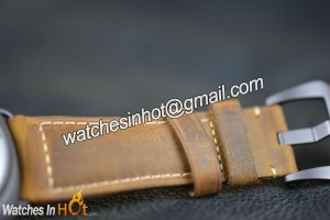 Oversized PVD Coated Pre Vendome Tang Buckle of Panerai PAM 505 Radiomir Black Seal Replica P.9000 H-Maker Model Watches