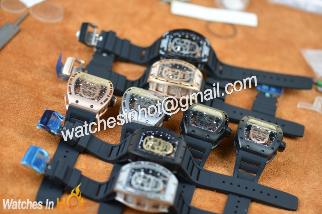Richard Mille Tourbillon RM 052 Skull Replica Watch 4