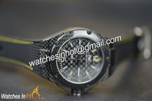Black Carbon Fibre Dial of IWC Ingenieur Automatic Carbon Performance IW322402 Replica Watch