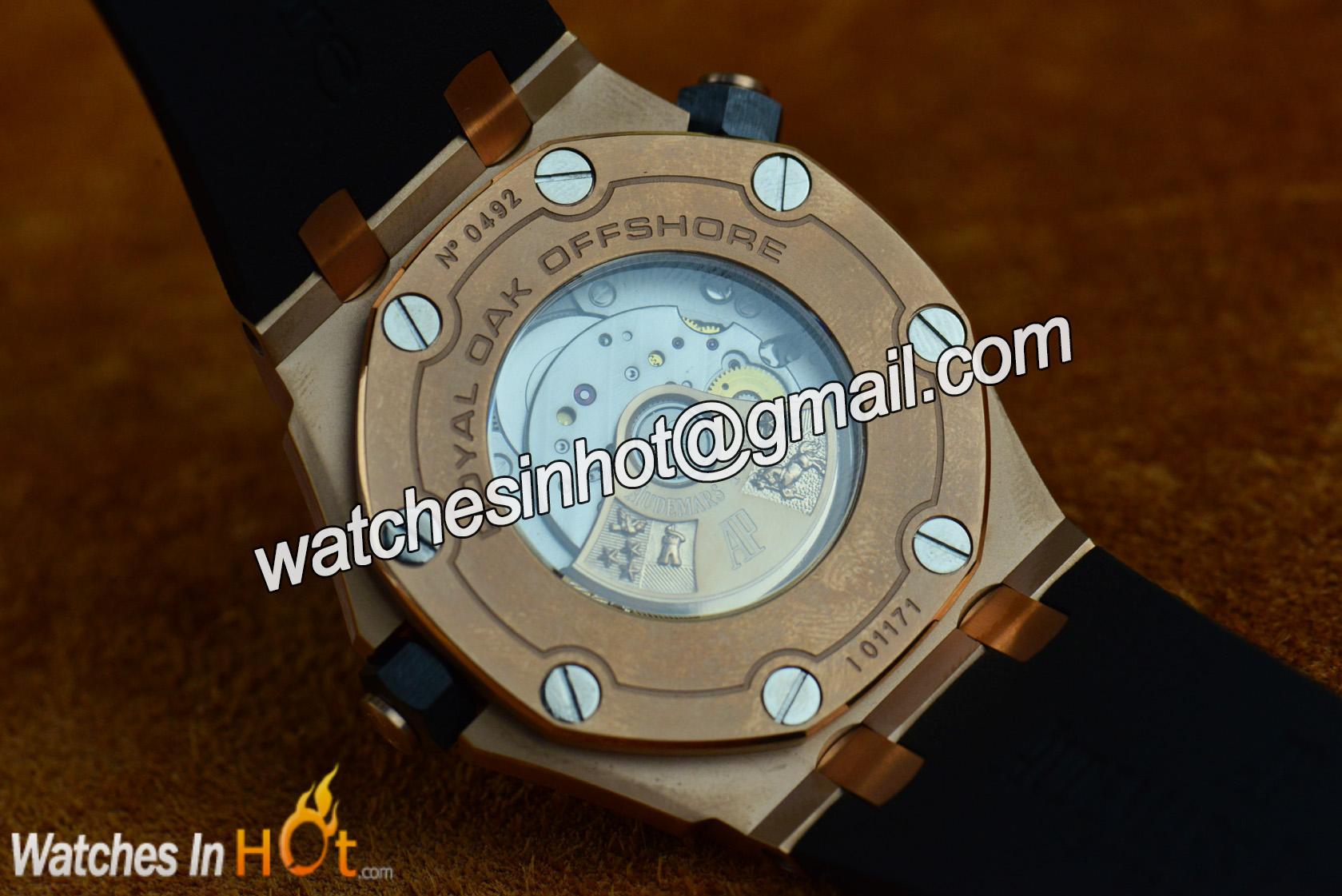 Audemars Piguet Royal Oak Offshore Diver Rose Gold Replica Watch ...