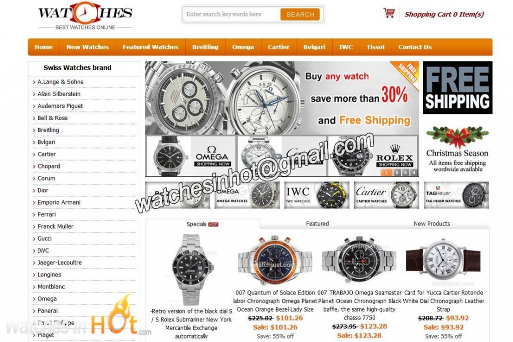 Homepage of Bobreplicawatches.com Review - Prices Are Very Good, But Replica Watches Were Actually Not Very Well Made
