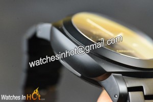 Black DLC Cases on Panerai PAM 438 Tuttonero Z-Maker Replica Watch