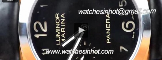 Video Review – Panerai Luminor 1950 Marina 3 Days Automatic Z-Maker PAM359 Replica Watch- P.9000 Model