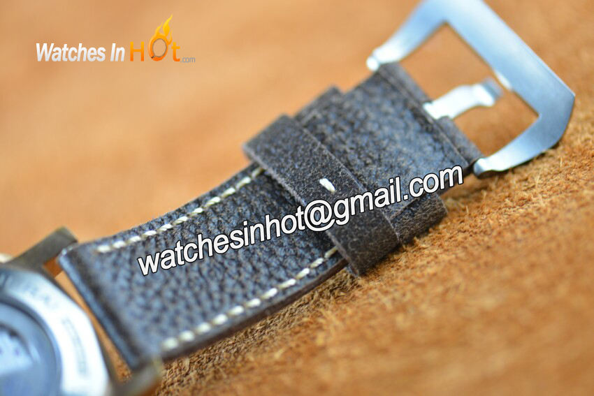 Leather Strap with Pink Buckle