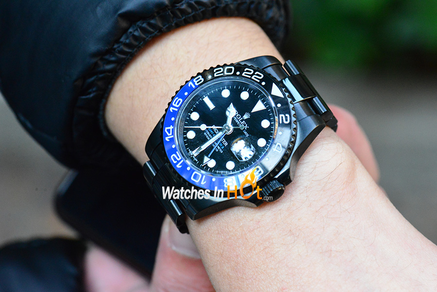 Rolex Pro-hunter Black Blue on Wrist