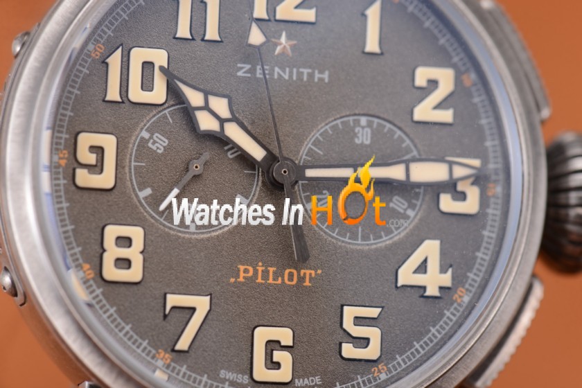 Zenith Heritage Pilot Cafe Racer Spirit El Primero Chronograph Replica Watch - KW Maker