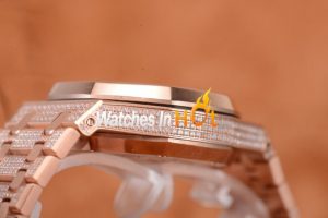 Audemars Piguet Royal Oak Chronograph Diamond Pave Men's Replica Watch - EF